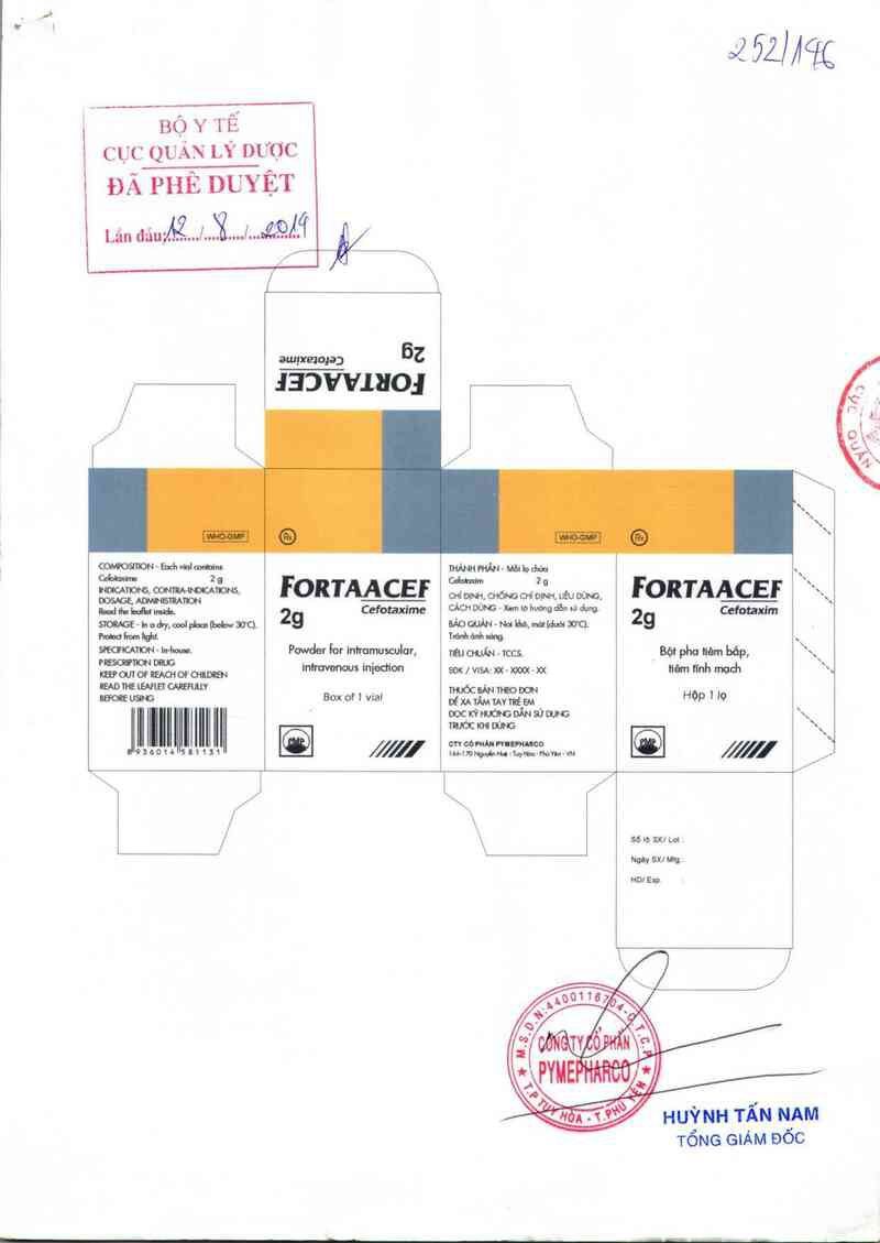 Công dụng thuốc Fortaacef 2g | Vinmec