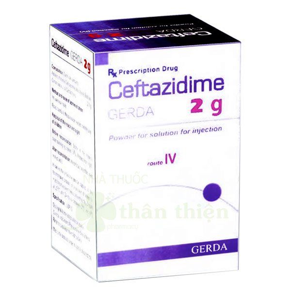 Công dụng thuốc Ceftazidime Gerda 2g | Vinmec