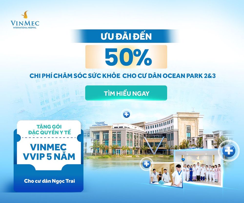 Ưu đãi đến 50% dành riêng cho Cư dân Vinhomes Ocean Park 2 và 3
