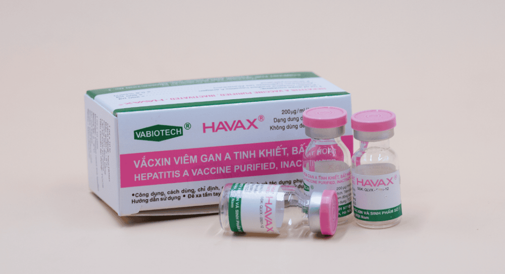Vắc-xin HAVAX 0.5ml được sản xuất bởi công ty TNHH MTV Vaccin và sinh phẩm số 1 (Việt Nam)