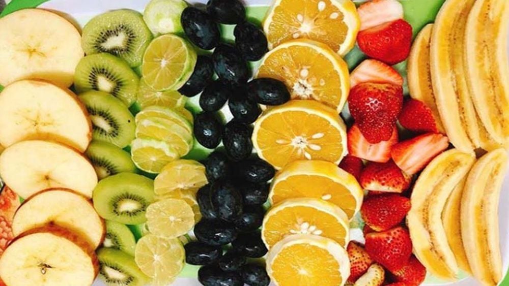 Fruits contain many vitamins and other nutrients.