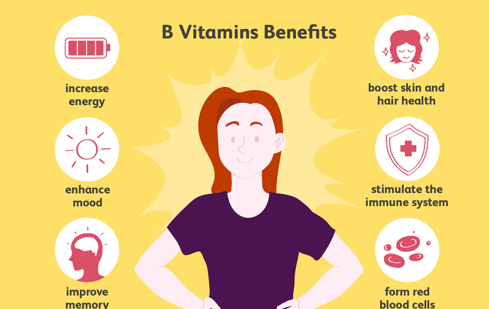 Vitamin B has many health benefits.

