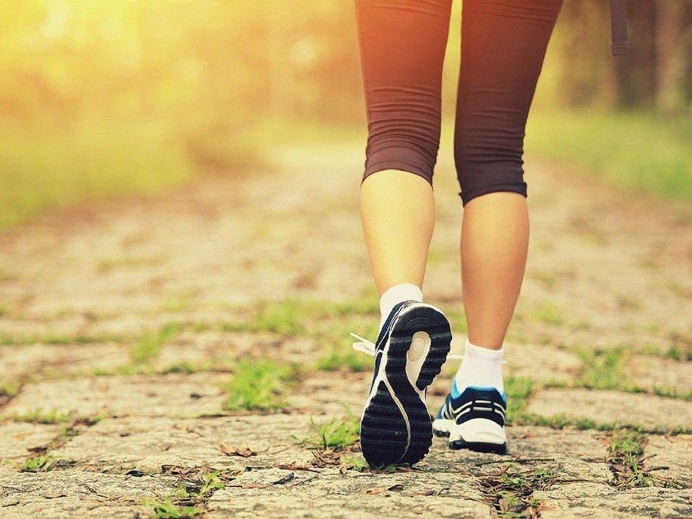 Jumping and walking can help increase your body temperature