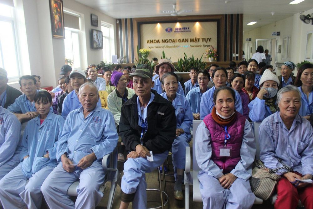 Người bệnh rất phấn khởi trước sự quan tâm của bệnh viện