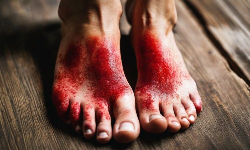 Viêm da dị ứng tay chân ảnh hưởng đến thẩm mỹ cũng như sinh hoạt hàng ngày của người bệnh.