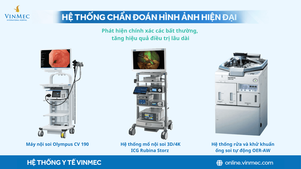 Nội soi gây mê & can thiệp nội soi tại Vinmec