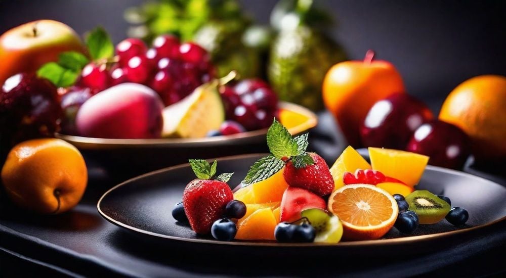 Ăn nhiều trái cây giúp người bị viêm dạ dày ruột bù nước, vitamin và khoáng chất cần thiết.