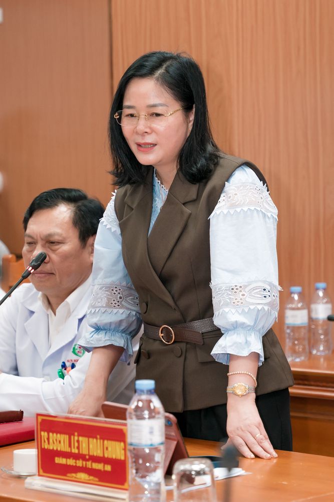 TS.BSCKII Lê Thị Hoài Chung - Giám đốc Sở Y tế Nghệ An