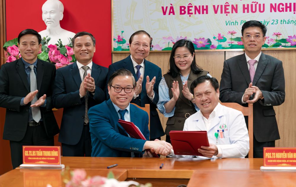 Ký kết giữa Vinmec và Bệnh viện Hữu nghị Đa khoa Nghệ An
