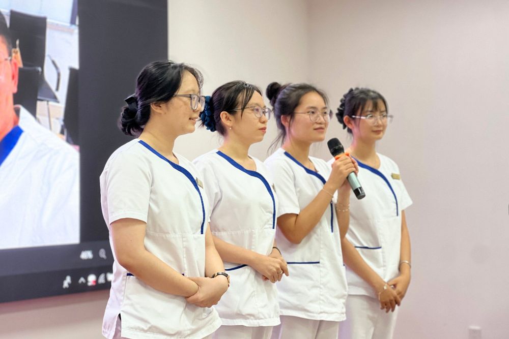 Đại diện sinh viên chia sẻ về những trải nghiệm thực tế sau thời gian thực tập tại Vinmec Central Park