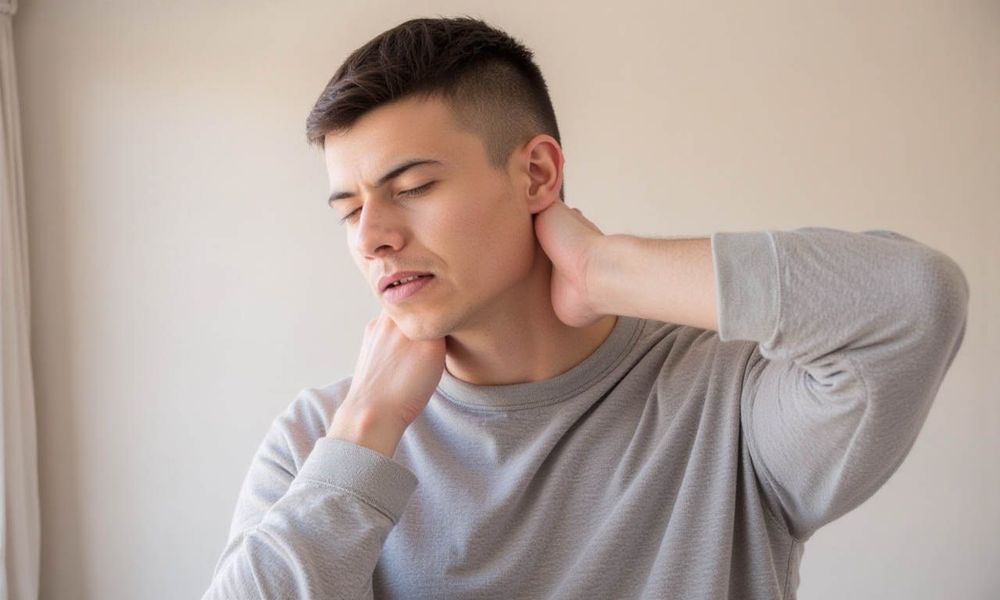 Đau nhức cổ và những vị trí khác khi thức dậy là điều ai cũng có thể gặp phải.