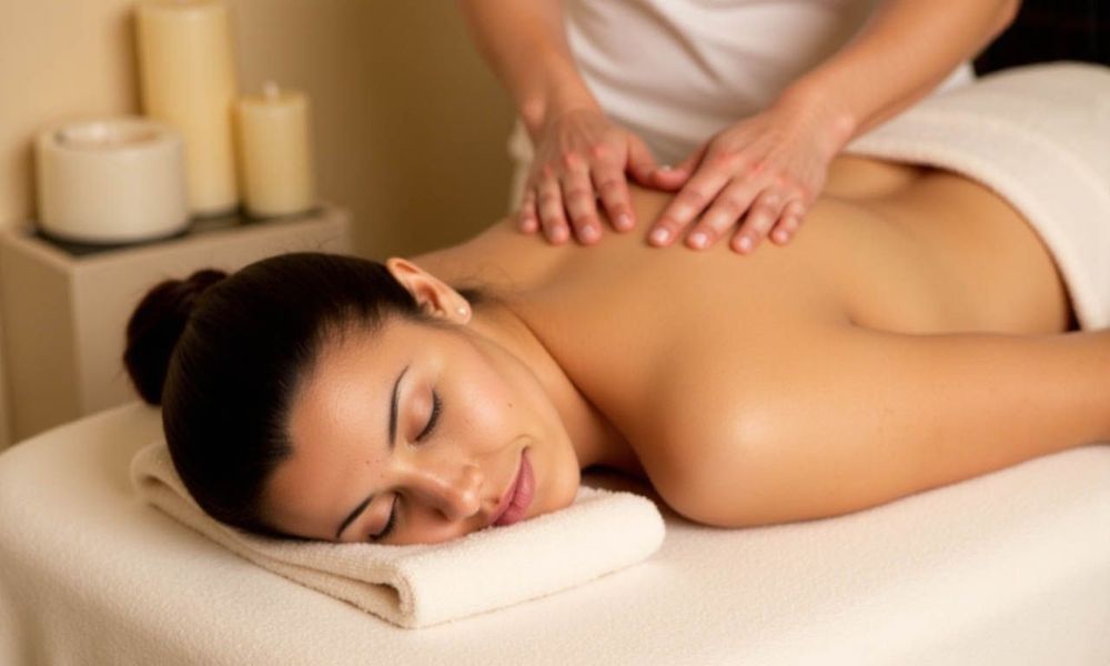 Nắn xương bằng tay có thể kết hợp với mát xa để tăng độ hiệu quả.