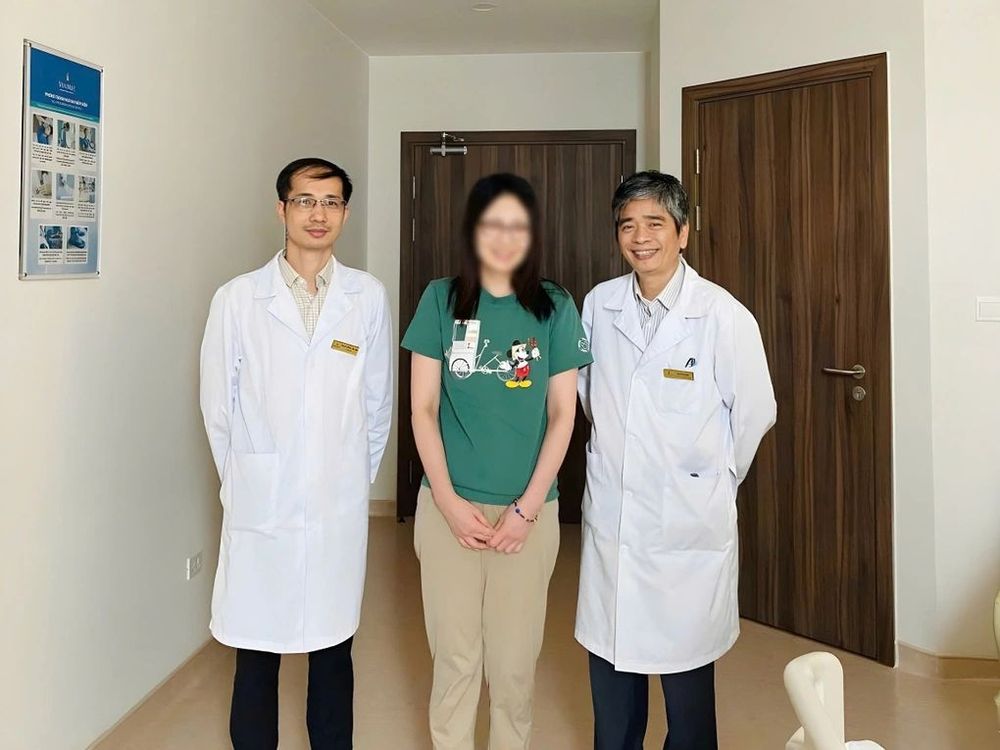 Ngày xuất viện, bệnh nhân vui mừng vì không bị những cơn đau hành hạ như trước