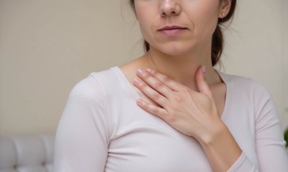 Nóng rát và khó chịu ở ngực có thể là dấu hiệu ung thư thực quản rất dễ bị bỏ qua.