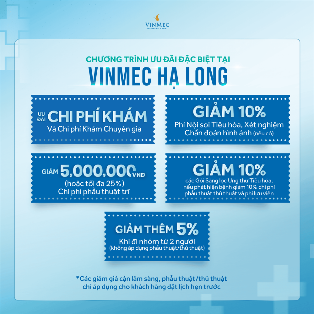 Chăm sóc hệ tiêu hóa cùng Vinmec Hạ Long áp dụng đến 17/11/2025