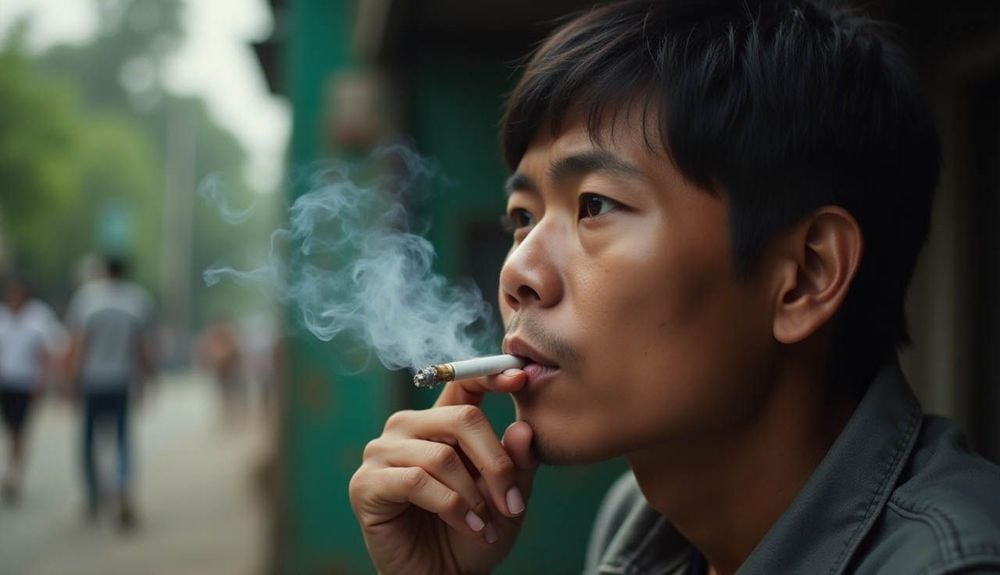 Người hút thuốc lá lâu năm hoặc tiếp xúc với khói thuốc lá có thể mắc viêm phế quản mạn tính
