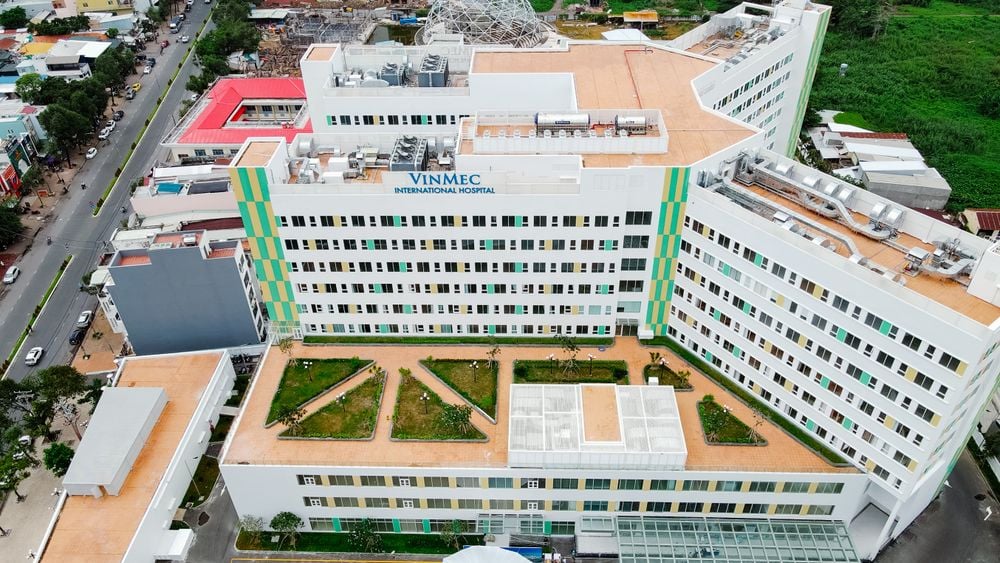Toàn cảnh Bệnh viện Vinmec Cần Thơ với cơ sở khang trang