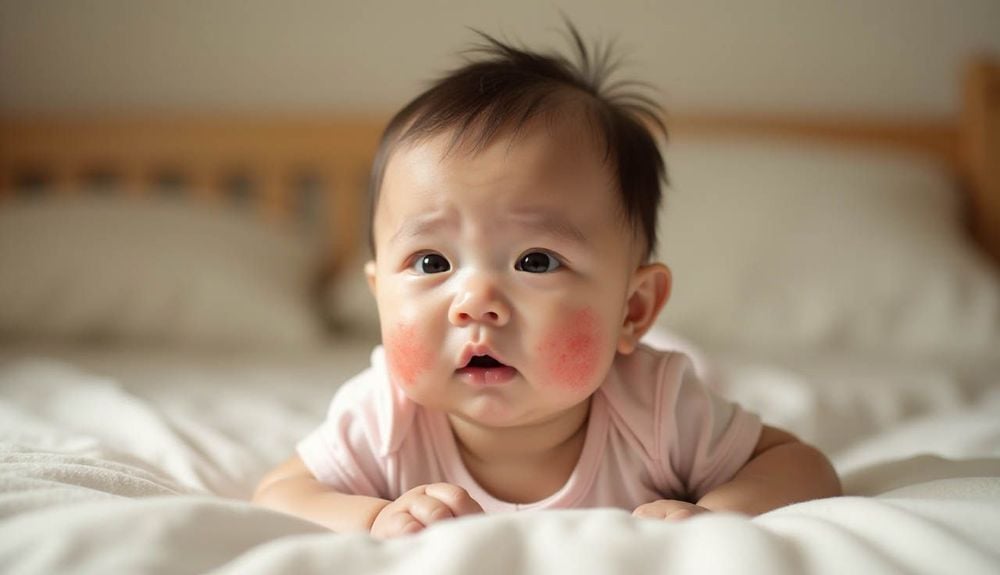 Triệu chứng dị ứng sữa thường xuất hiện trong thời gian ngắn sau khi trẻ uống hoặc tiêu thụ các sản phẩm từ sữa.