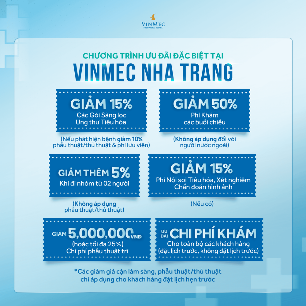 Chăm sóc hệ tiêu hóa cùng Vinmec Nha Trang đến ngày 30/11/2025