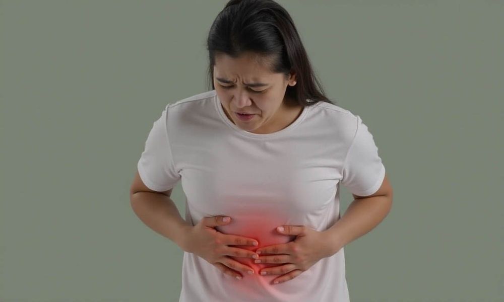 Viêm đại tràng gây ra những cơn đau bụng, khiến người bệnh khó chịu và đại tiện nhiều lần.