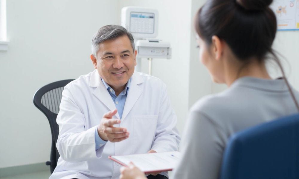 Bác sĩ điều trị sẽ giúp bệnh nhân hiểu rõ hơn về tình trạng bệnh cũng như hướng điều trị sau khi bệnh ung thư đã thuyên giảm.