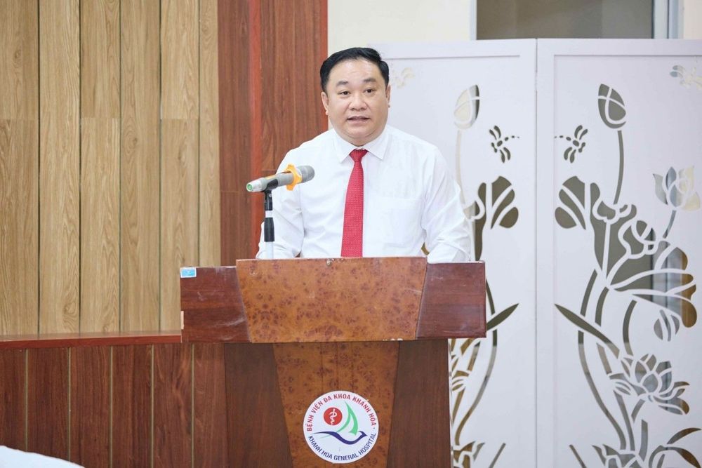 BSCKII Trịnh Ngọc Hiệp - Phó Giám đốc Sở Y tế tỉnh Khánh Hòa - bày tỏ kỳ vọng vào sự hợp tác giữa các đơn vị