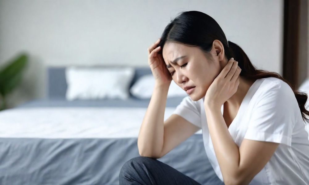 Bệnh nhân mắc bệnh bạch cầu nếu gặp triệu chứng đau đầu và mệt mỏi nên đến bác sĩ để thăm khám.