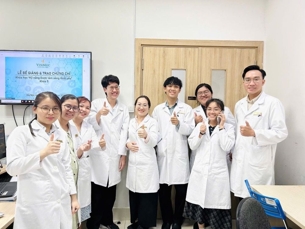 Buổi lễ bế giảng của các học viên tại Vinmec Central Park