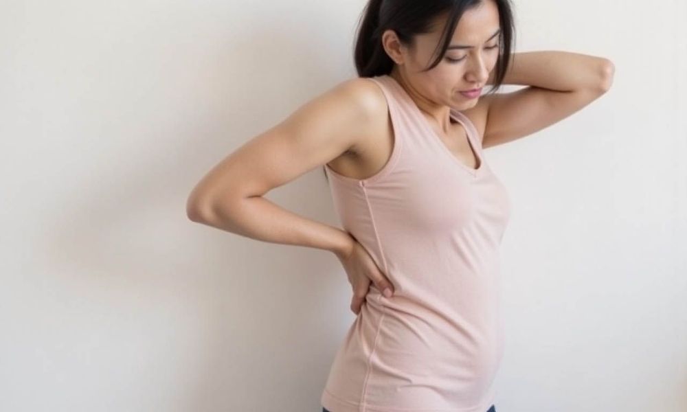 Đau nhói âm ỉ là triệu chứng phổ biến nhất khi bị đau lưng.