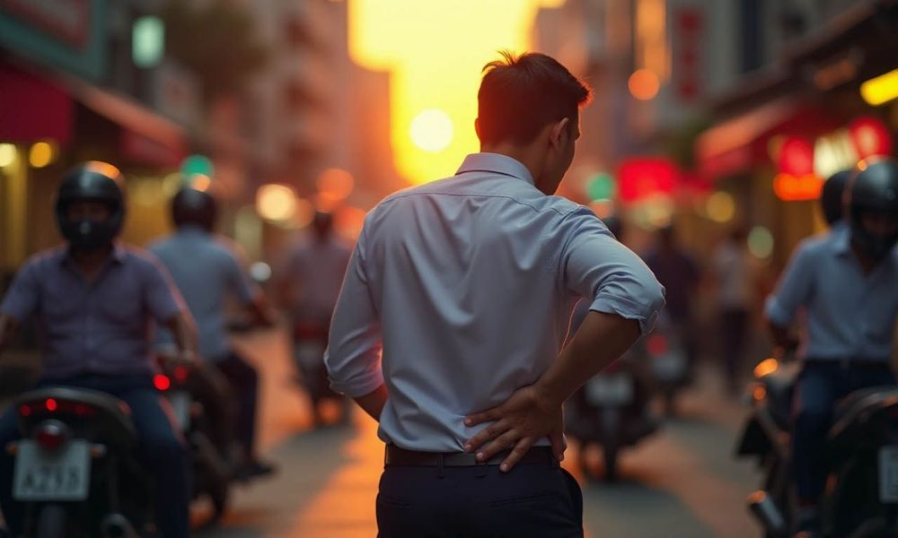Gai cột sống gây ra tình trạng đau và hạn chế vận động.
