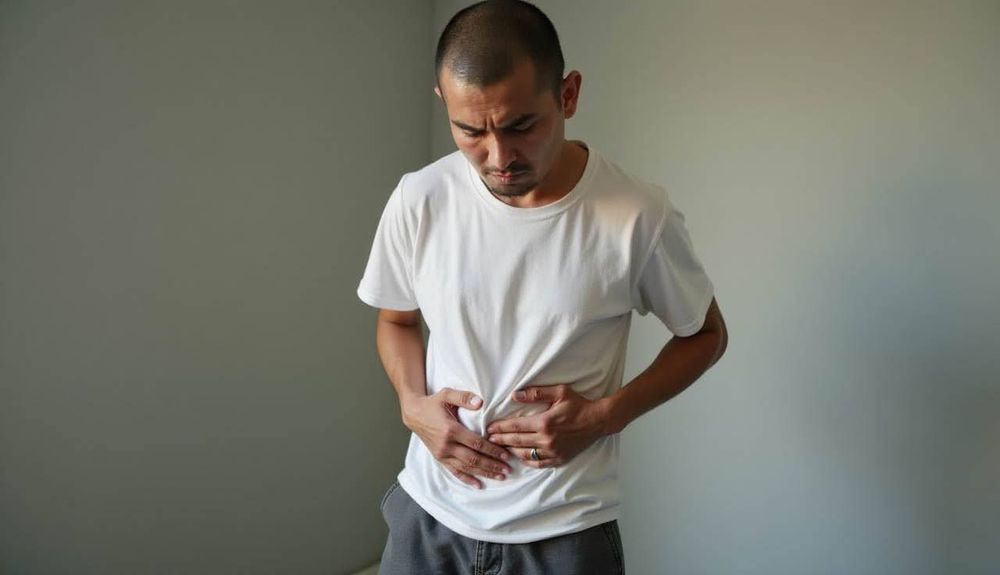 Các triệu chứng điển hình của viêm loét dạ dày là các cơn đau bụng, đau liên tục, âm ỉ, đôi khi là những cơn quặn đau.