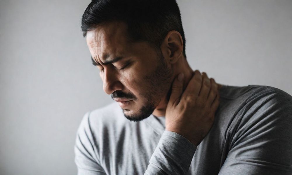 Phần trước và bên ngoài vai thường xuất hiện những cơn đau là dấu hiệu của đau đa cơ do thấp khớp. 