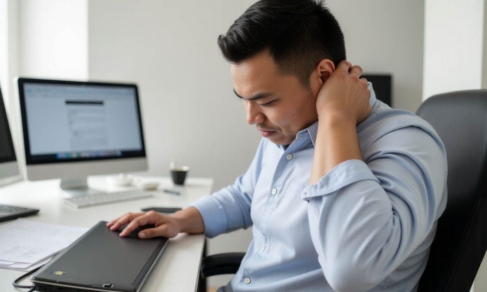 Dấu hiệu ung thư tuyến giáp di căn hạch cổ dễ nhận thấy nhất là đau cổ.