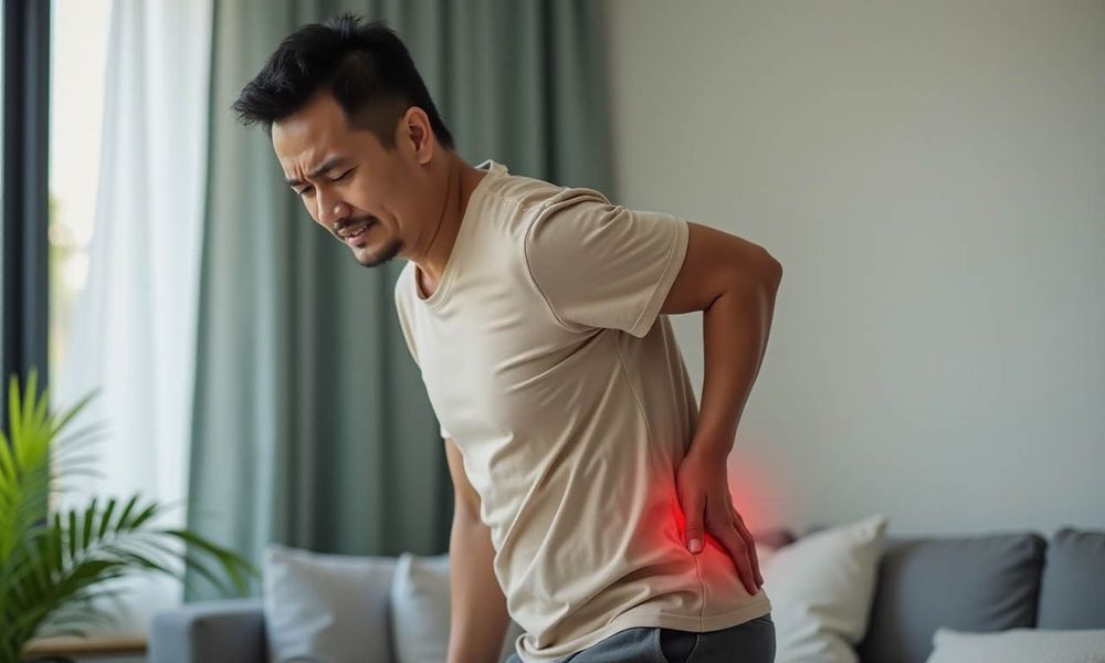 Đau thần kinh tọa xảy ra khi dây thần kinh bị viêm hoặc chèn ép, gây ra các cơn đau lan tỏa từ vùng hông xuống chân.