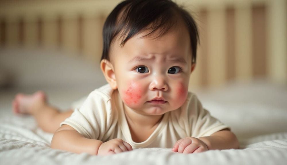 Các triệu chứng dị ứng thực phẩm ở trẻ em thường biểu hiện từ sớm nhưng cha mẹ thường hay bỏ qua.