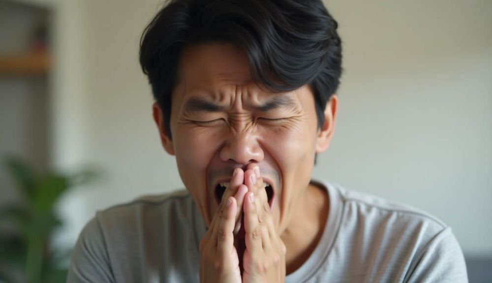 Hắt hơi là một trong những biểu hiện lâm sàng của phản ứng dị ứng.