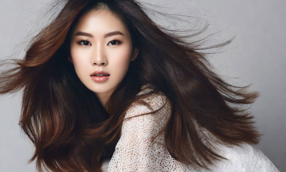 Hormone thai kỳ tăng cao làm tóc phụ nữ trở nên dày mượt.