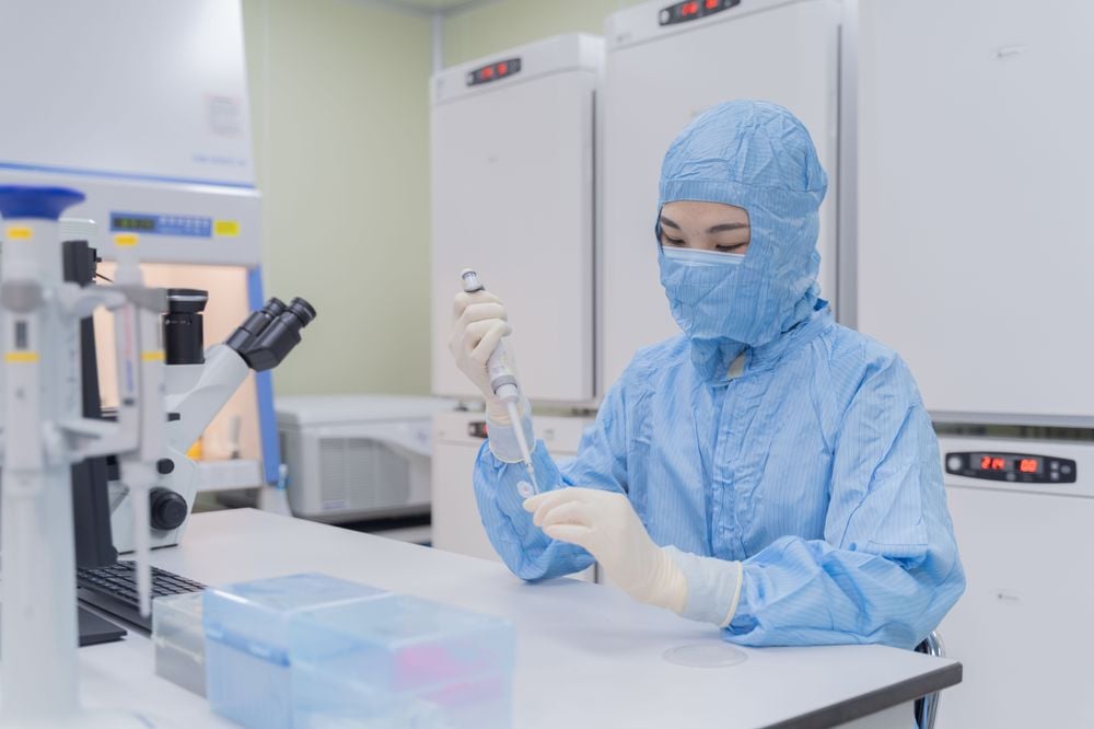 Lab sản xuất tế bào tại Vinmec