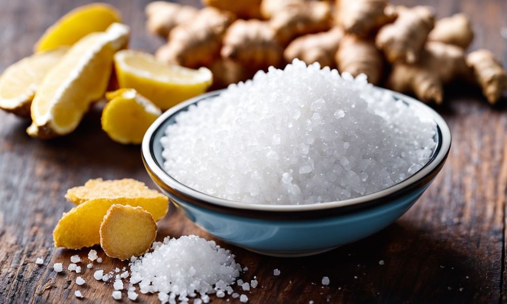 Người bệnh cần chuẩn bị các nguyên liệu cần thiết cho bài thuốc dùng cây bìm bịp chữa gãy xương, trong đó có muối tinh.