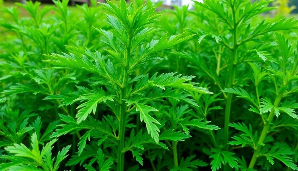 Ngải cứu có tác dụng tăng cường sức đề kháng, hỗ trợ kháng viêm và làm giảm các triệu chứng liên quan đến viêm đường tiết niệu.