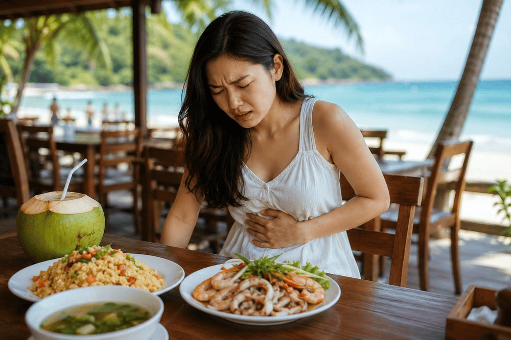 Người dân có thể gặp tình trạng ngộ độc thực phẩm khi đi du lịch do dung nạp các loại thực phẩm lạ