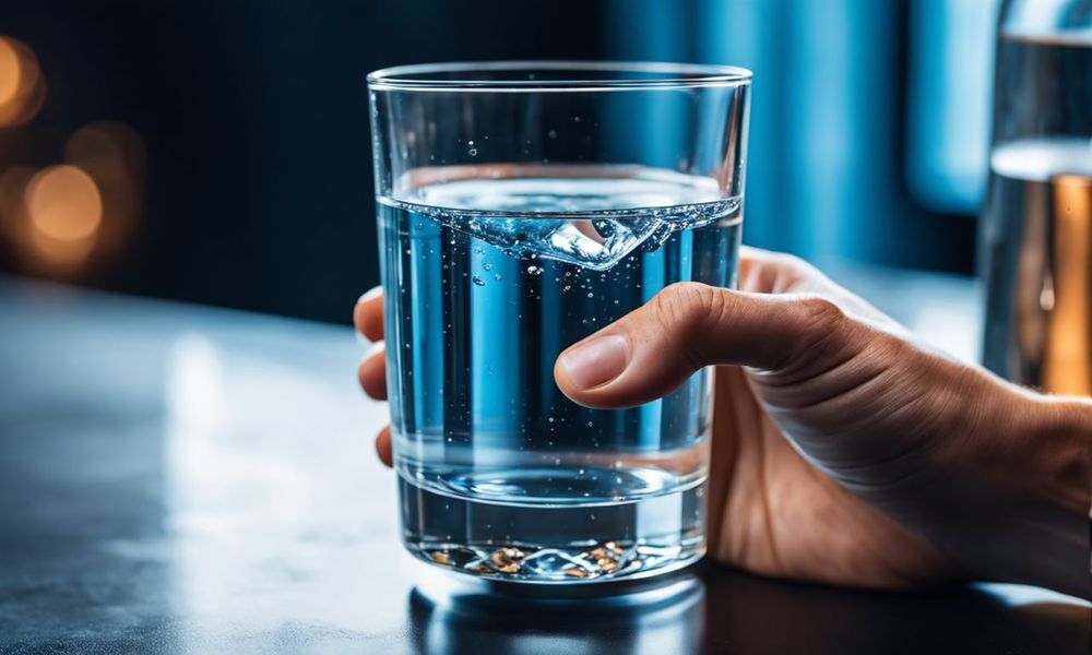 Uống nhiều nước là cách giảm chuột rút hiệu quả.