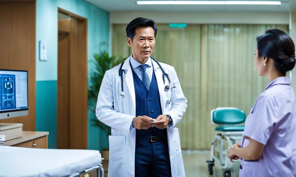 Người mắc triệu chứng gập ngón tay bị đau nên đi khám bác sĩ nếu các phương pháp điều trị tại nhà không mang lại hiệu quả.