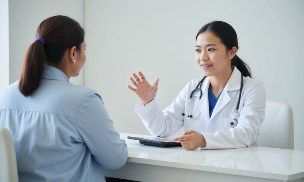 Người bệnh nên đi gặp bác sĩ khi bị dị ứng mỹ phẩm.