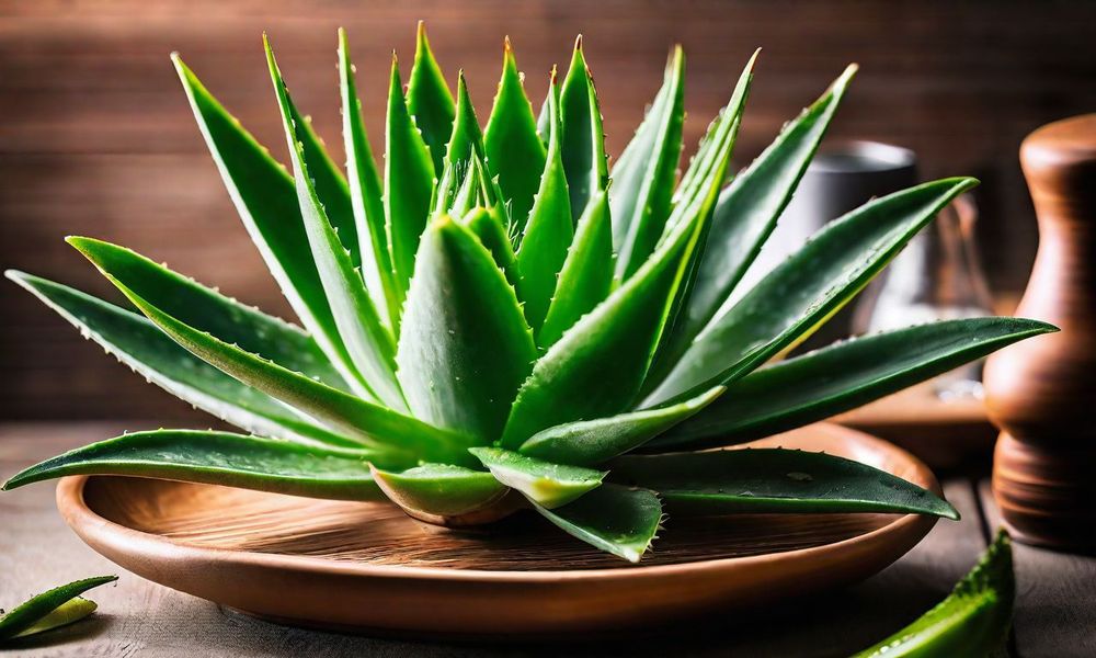 Nha đam là một trong những cách trị viêm da dị ứng tại nhà hiệu quả vì có tác dụng kháng viêm, làm dịu da và thúc đẩy quá trình tái tạo tế bào da nhanh chóng.
