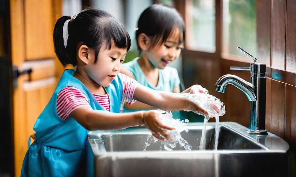 Rửa tay kỹ lưỡng ít nhất 20 giây bằng xà phòng với nước trước và sau khi ăn nếu muốn phòng ngừa tiêu chảy.