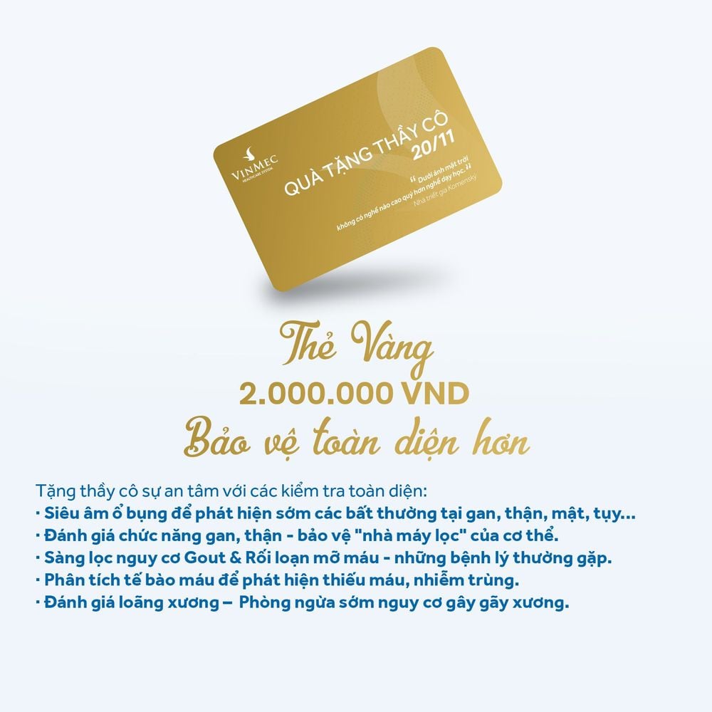 Thẻ vàng quà tặng tri ân - Bảo vệ toàn diện hơn