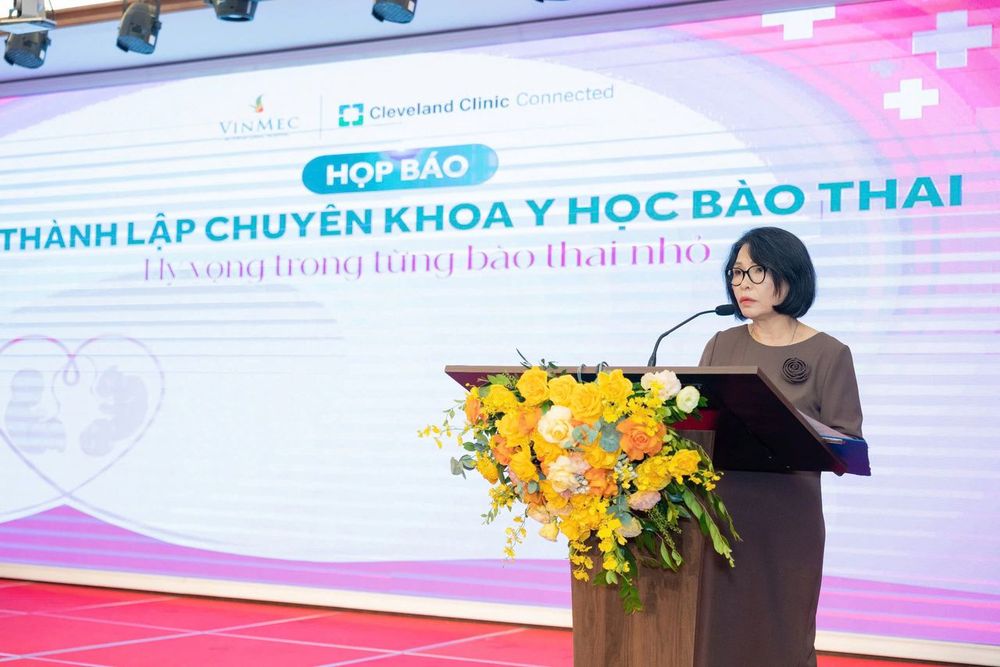 Dr. Dinh Thi Hien Le, MSc – Head of the Fetal Medicine Department, Vinmec Hospital.