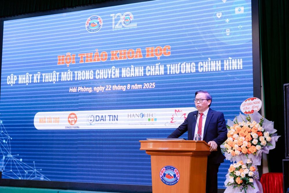 GS.TS.BS Trần Trung Dũng - Giám đốc Hệ thống Y tế Vinmec phát biểu