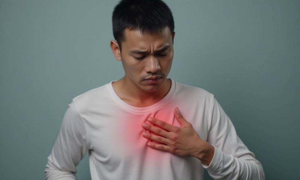 Người bệnh ung thư tuyến giáp di căn phổi sẽ gặp tình trạng ho rất nhiều, khó thở hoặc thậm chí ho ra máu.